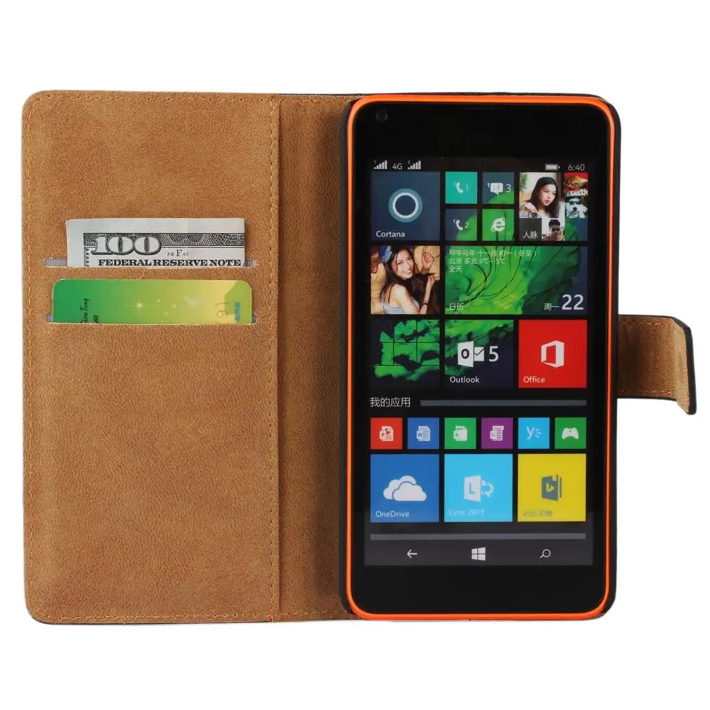 Для Fundas microsoft Lumia 640, чехол, Премиум чехол из искусственной кожи, бумажник, флип-чехол для Nokia Lumia 640, отделения для карт и держатель для денег, GG