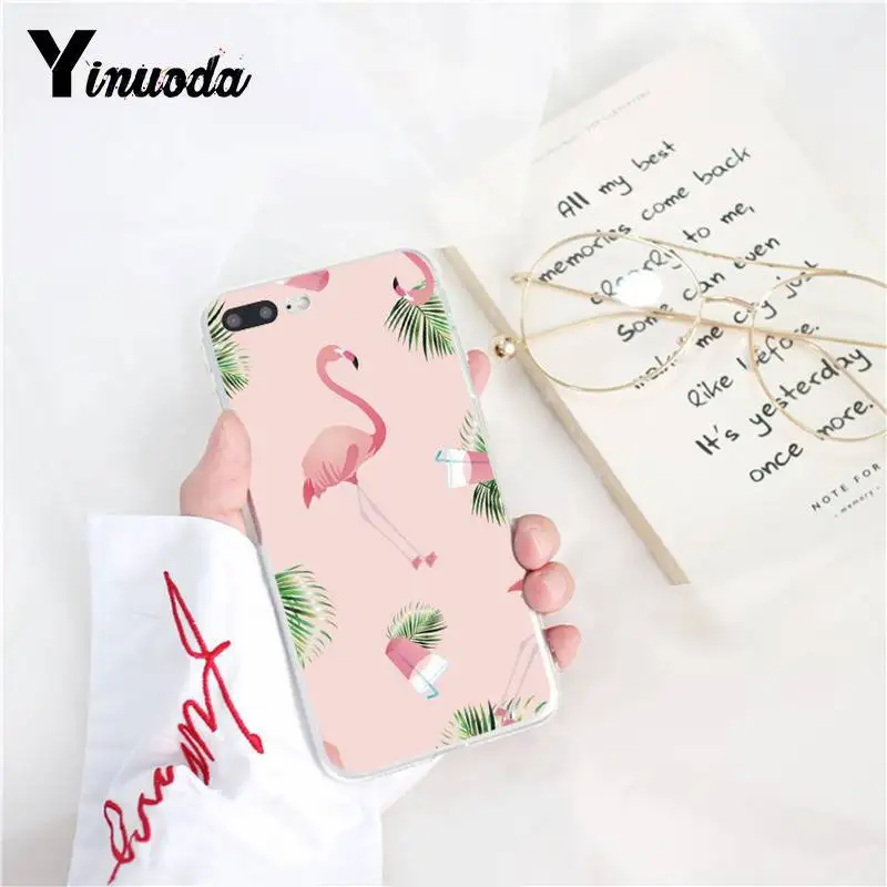 Yinuoda Модный милый с рисунком кактуса ананаса Женский Для iPhoneX XSMAX 6 6s 7 7plus 8 8plus 5