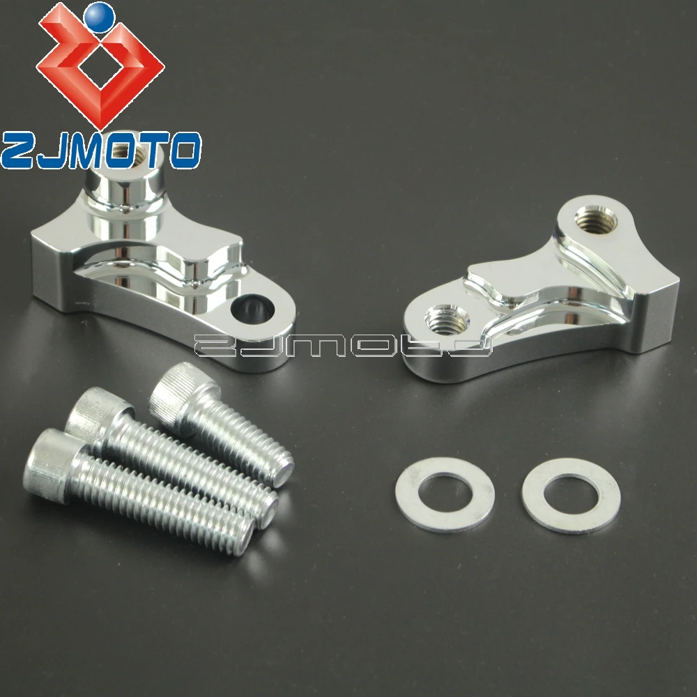 

Chrome Motorcycle 1.75" Rear Drop Lowering Kit For Harley Dyna FXD Super Glide Wide Glide Street Bob Fat Bob Low Rider 06-2017