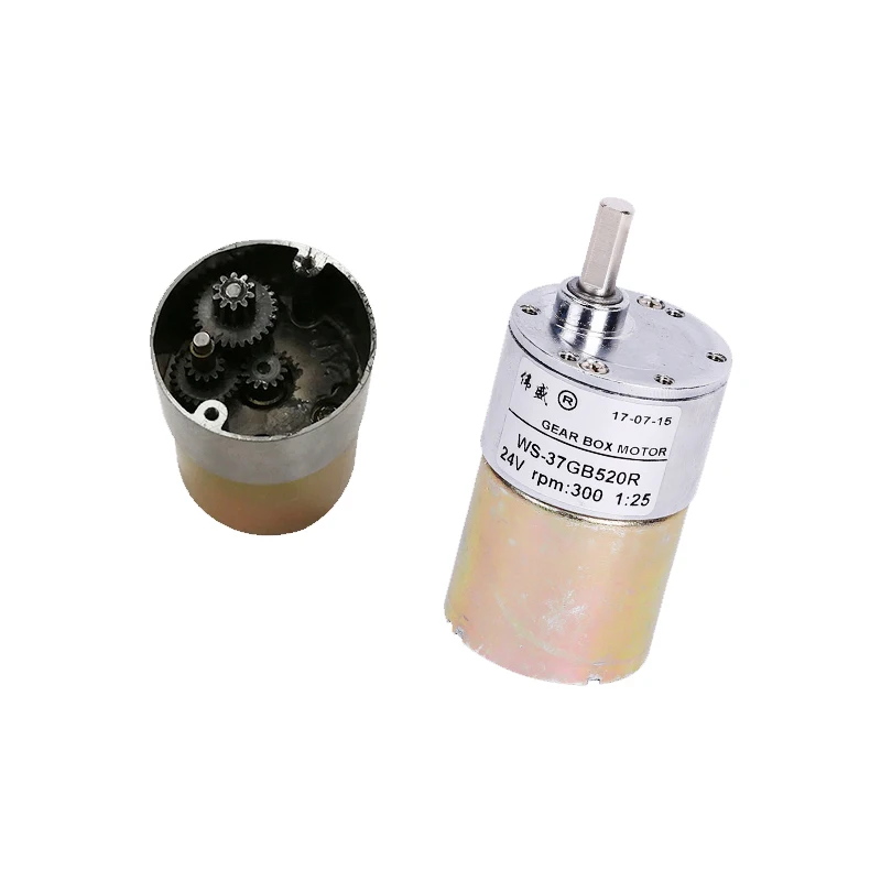 

37 DC gear motor /37GB520R 12V24V micro DC motor / high torque CW / CCW speed control small motor