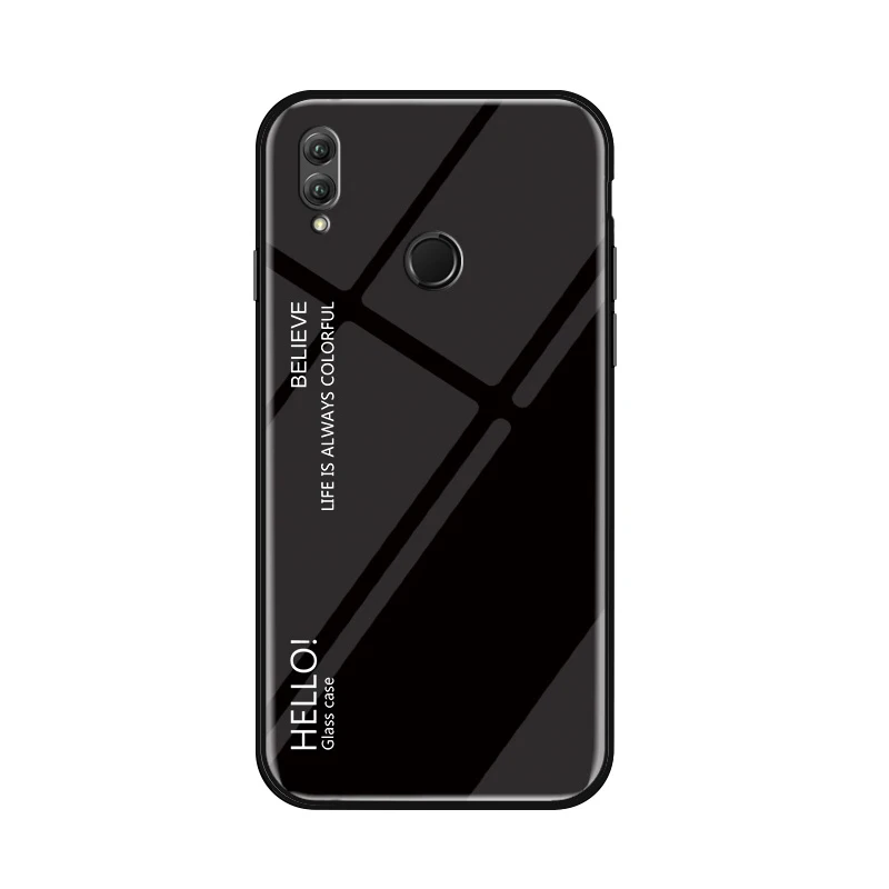 Чехол MUCHI для Huawei Honor 8X твердая задняя панель из закаленного стекла с градиентом P