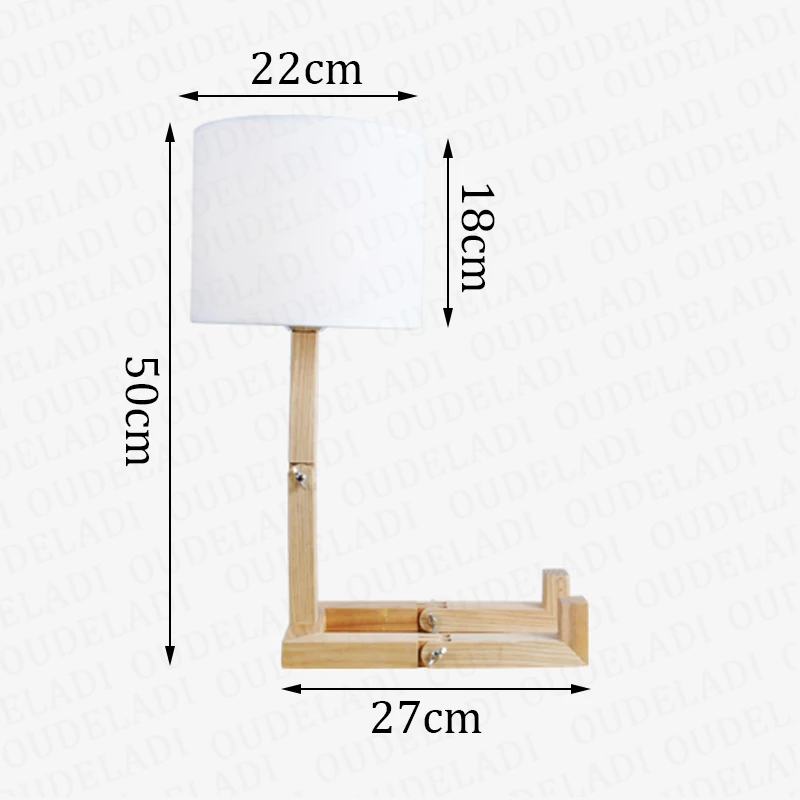 Preise Roboter Form Holz Tisch Lampe E14 Lampe Halter 110 240V Moderne Tuch Kunst Holz Schreibtisch Tisch Lampe Parlor indoor Studie Nacht Licht