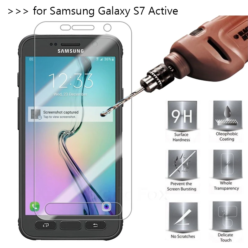 5 шт./лот закаленное Стекло Экран протектор для samsung Galaxy S7 активность Защитная