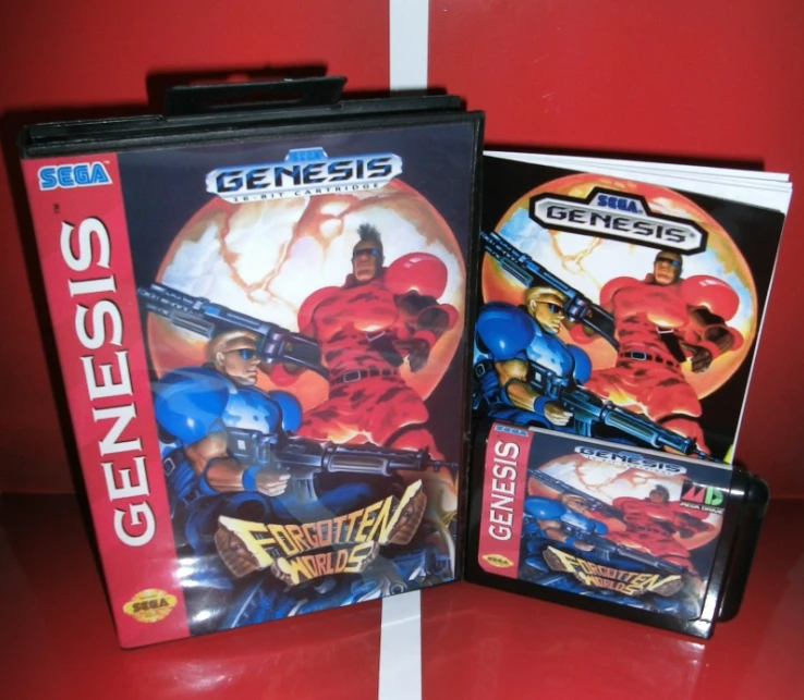 MD карточные игры-забыли миров США Обложка с коробкой и руководством для Sega megadrive бытие игровой консоли 16 бит md карты