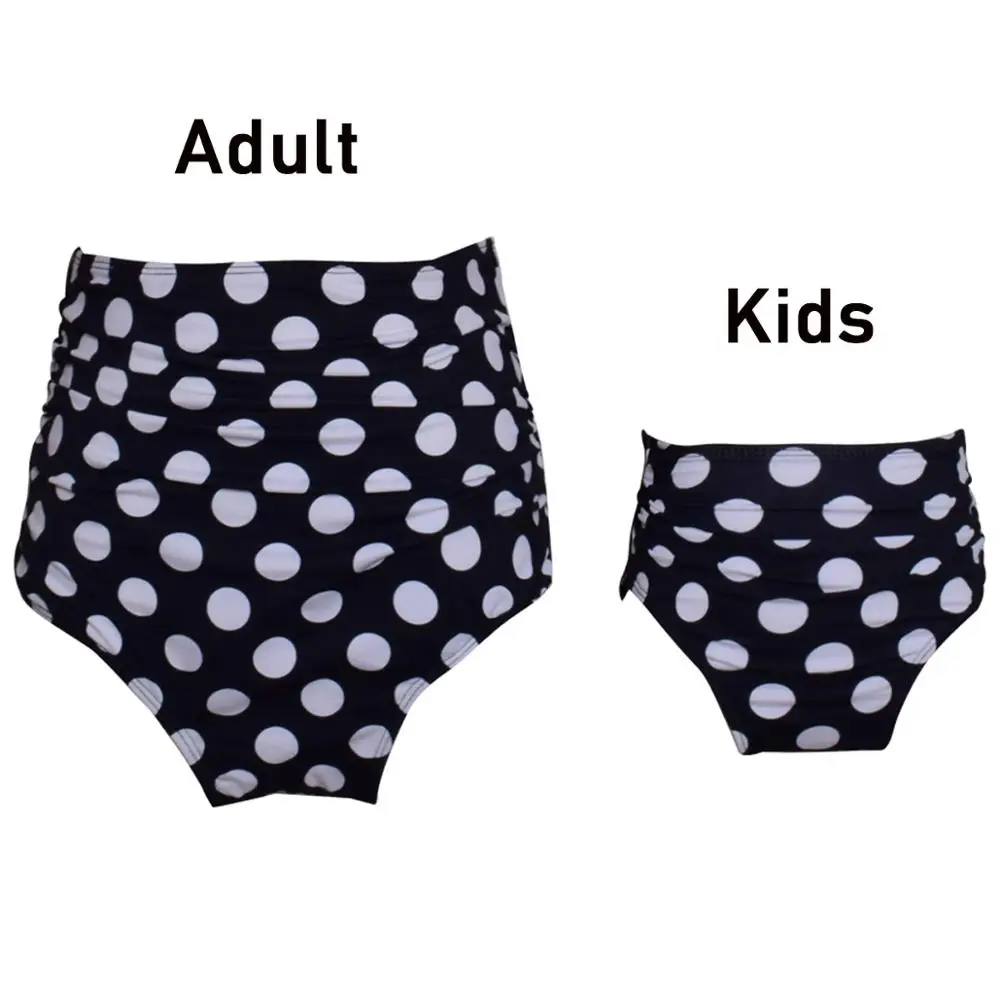 1P X Pant Одинаковые Семейные купальники для мамы и дочки, купальники размера плюс, одежда для сестер, купальники для мамы и дочки, бикини, сексуальные Детские купальники для девочек - Цвет: 1P X Pant
