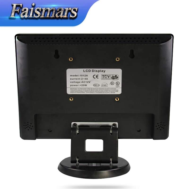 low cost 12 plastic frame lcd led monitor 1280800 display panel 12.1 inch IPS with VGA input (2)