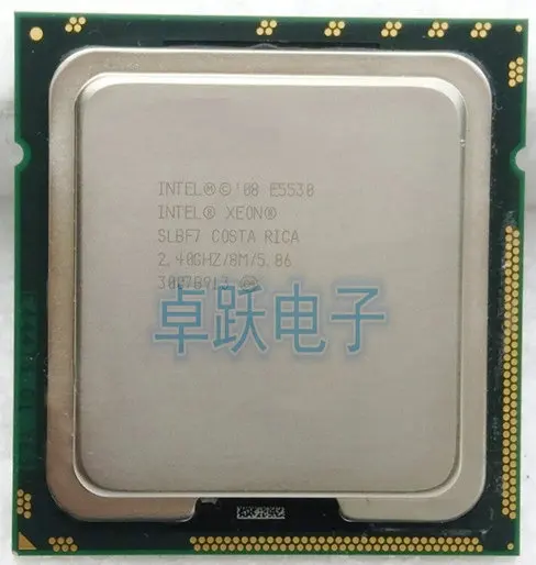 ЦПУ процессор Intel Xeon E5530 e5530 2 4 ГГц LGA1366 8 Мб кэш-памяти L3 четырехъядерный серверный |