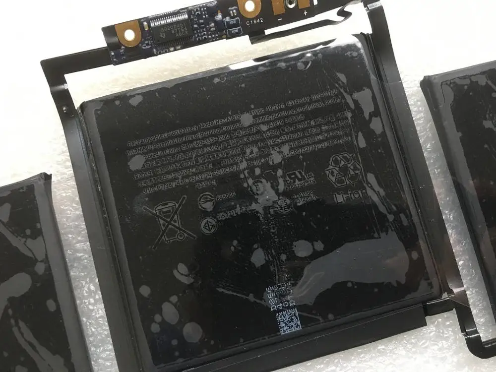 Оригинальный аккумулятор SupStone A1819 020 01705 для ноутбука Apple Macbook Pro 13 дюймов Touch A1706 MLH12