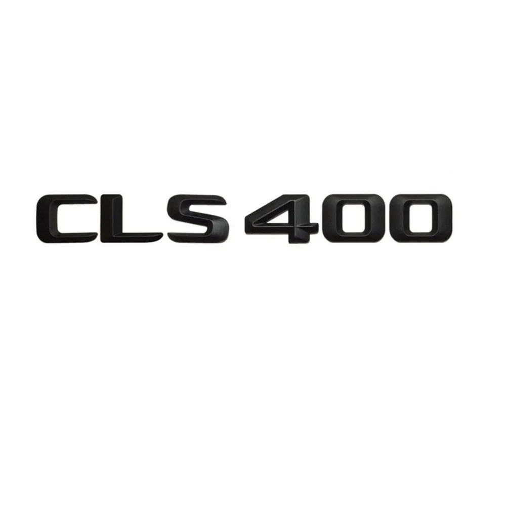 Матовый черный "CLS 400" Автомобильный багажник задние буквы слово значок эмблема письмо наклейка Наклейка для Mercedes Benz CLS класс CLS400