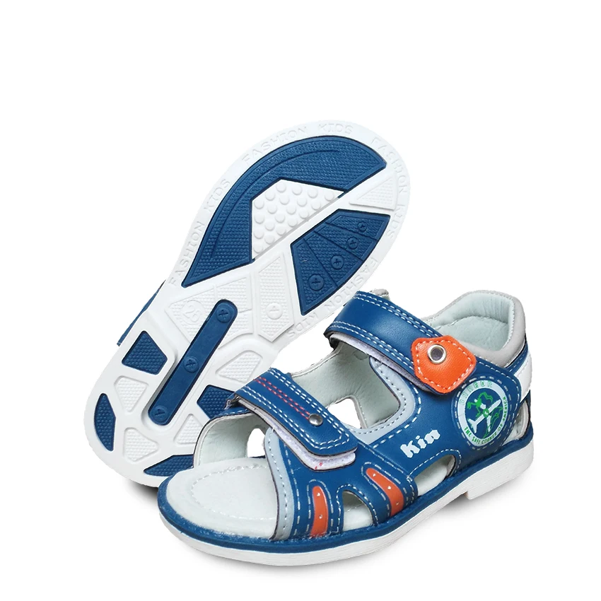 

2018 New arrival Kids Shoes open toe Children arch support Orthopedic PU Leather Shoes,Leisure