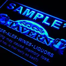 Px-tm для персонализированного названия таверны человек пещера бар для пивных неоновый свет знак