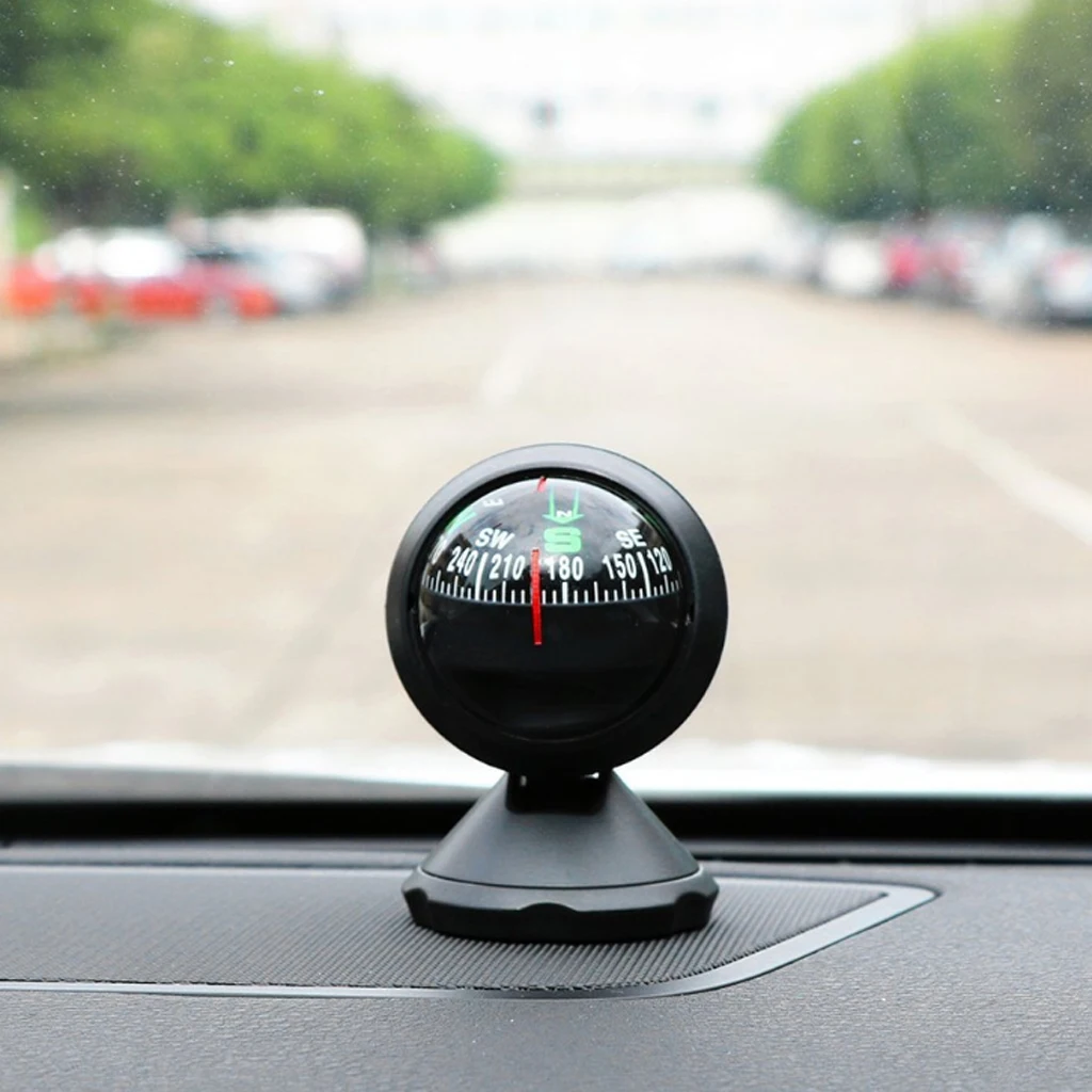 Car Dashboard Mini Compass Auto Navigation Show Direction Guide Ball