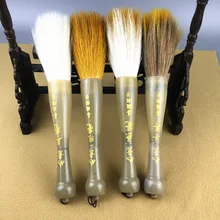 Изысканный кисточка для китайской каллиграфии ручка с шерстяным бункер-фигурные макияжные кисточки кисть для китайской живописи Китайская традиционная Кисть питания