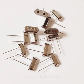 

50pcs Inline passive crystal 8.867238M 8.867MHZ HC-49S DIP 2P