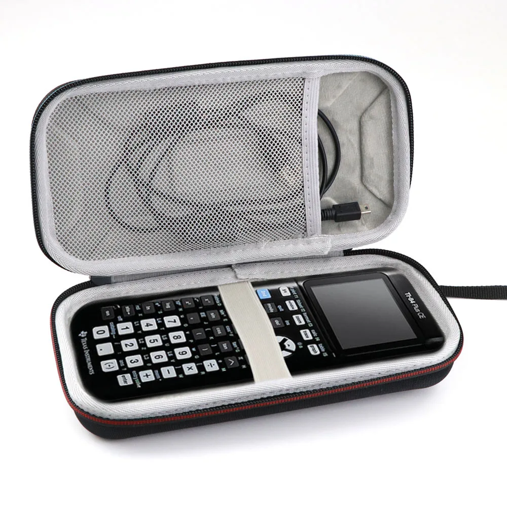 

2019 New EVA Shockproof Carrying SSD Hard Drive Power Bank Storage Case for Graphing Calculator Texas Instruments TI-84 Plus