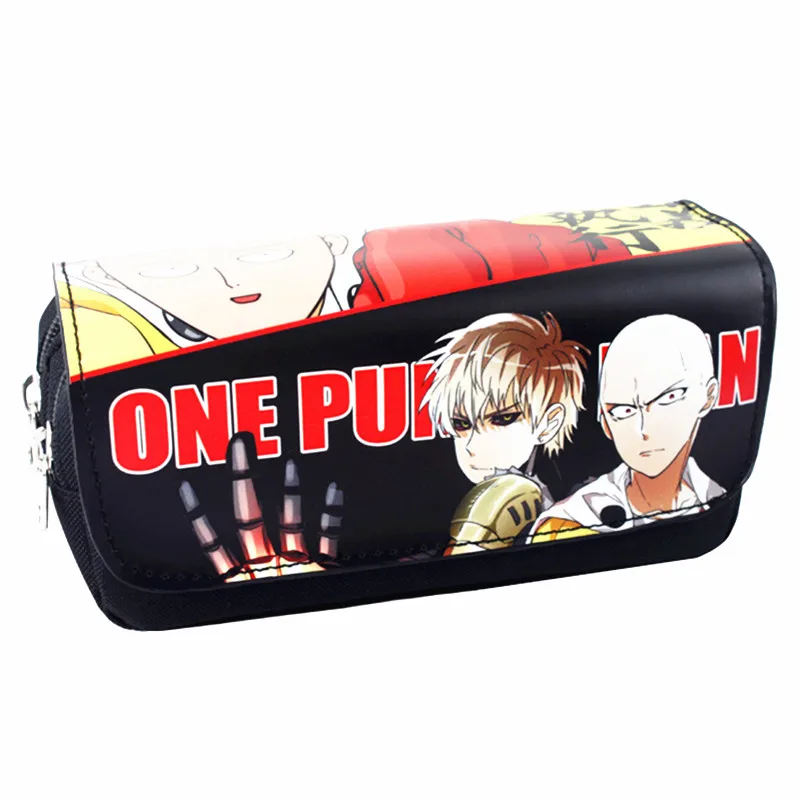 

FVIP New Arrival One Punch Man Anime Cartoon Cosmetic Cases Make Up Bag Pencil Case for Students