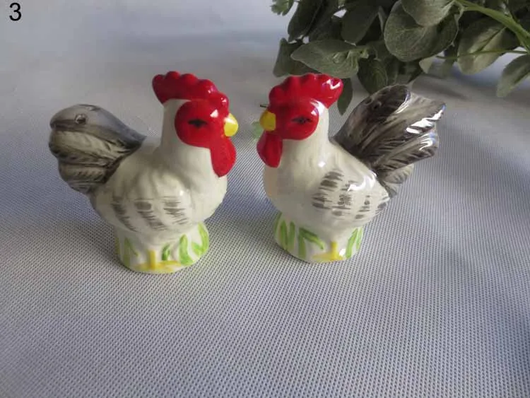 Чистый Набор для раскрашивания по керамике Солонка и перец набор для рождественского сезона - Цвет: cock