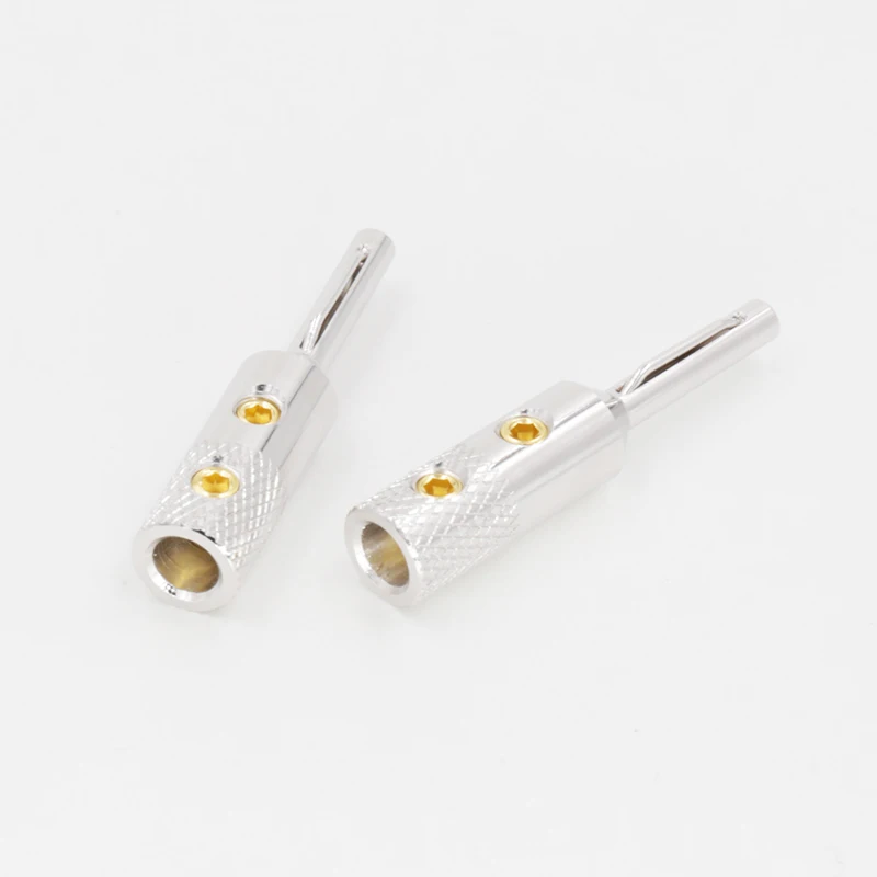 4Pcs VB-401R Speaker Cable Pure Copper Banana