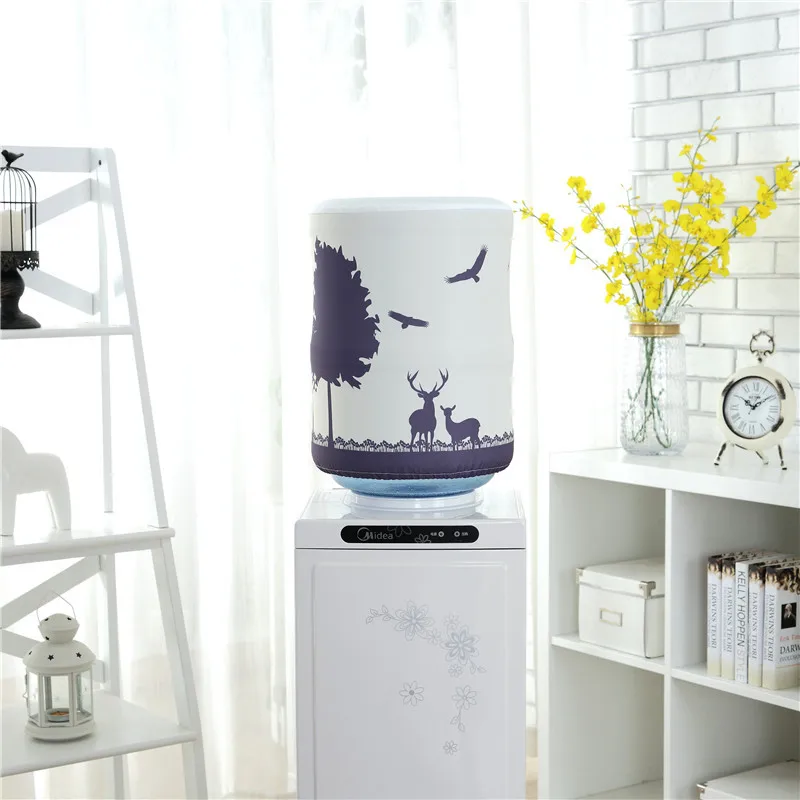 Cartoon Dust Cover Water Dispenser Covers Drinking Fountain Machine Dust Cover Protector Dustproof Buket Cloth Protection FC139