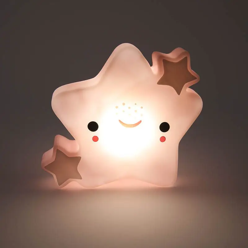 

Cute Star LED Night Light Indoor Decoration Bedside Light