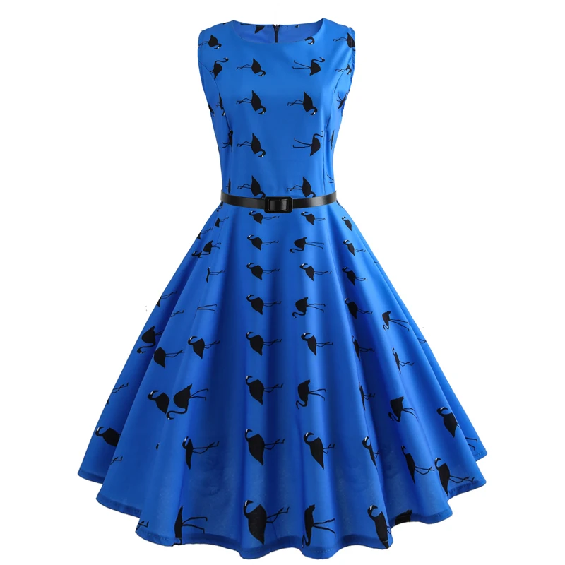 

Plus Size Dress Women Floral Vintage Dress Sexy Casual Retro Jurken Rockabilly Runway Sundress Tunic Party Elegant Summer Dress