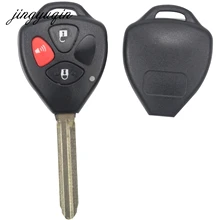 Jingyuqin Uncut дистанционного Оболочки чехол для Toyota RAV4 Yaris Venza Scion TC ХД ВР XD 3 Пуговицы Замена Брелок