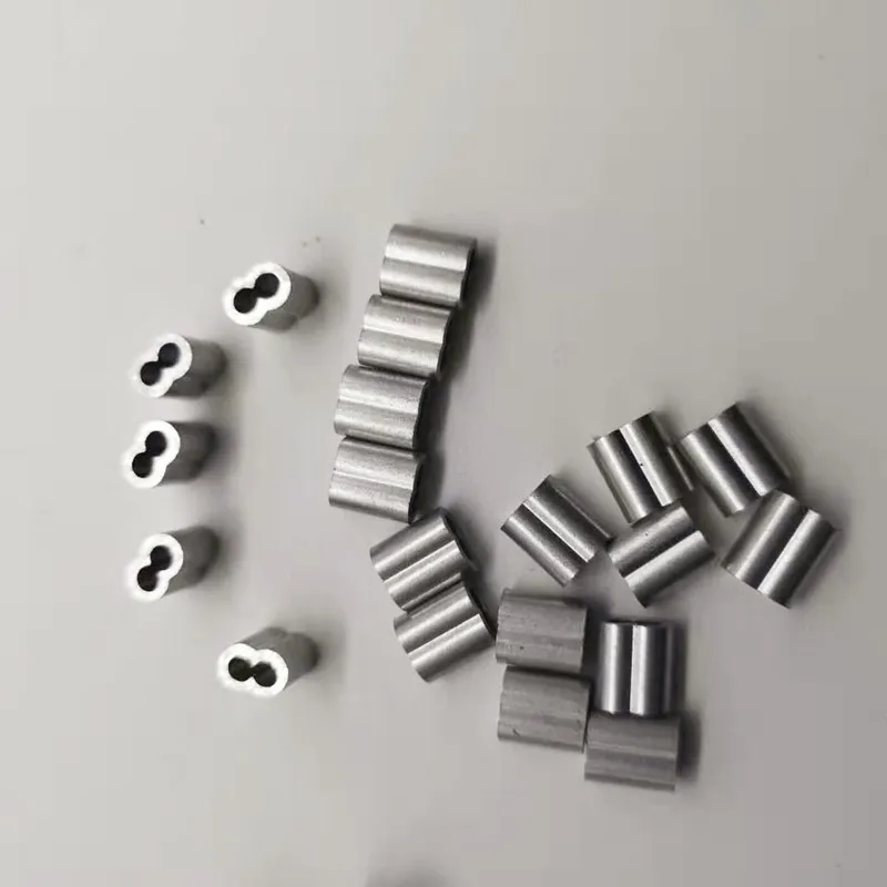 HANDYCRF 20pcs Diameter 2mm Sleeves Aluminium Oval Double Hole and Thimble Rope for Crimping Wire Rope Specification: 2mm 20PCS HANDYCRF 20pcs Diameter 2mm Sleeves Aluminium Oval Double Hole and Thimble Rope for Crimping Wire Rope Specification: 2mm 20PCS