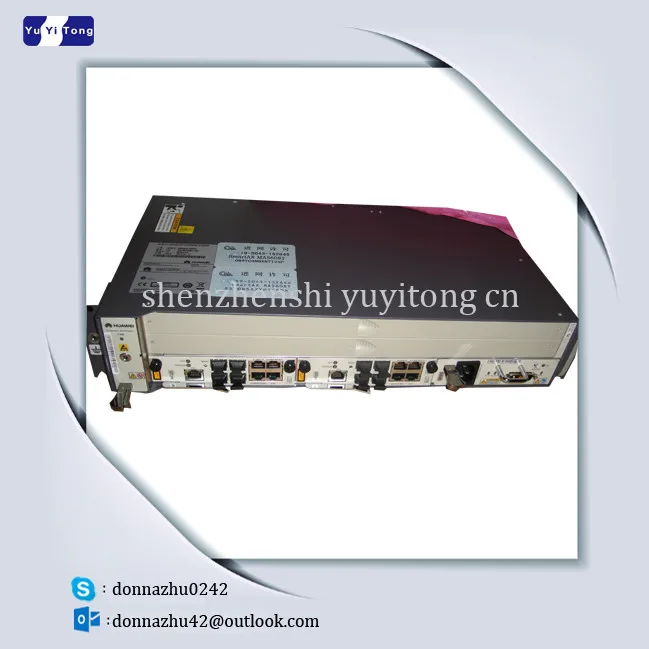 19 дюймовый mini OLT MA5608T 2 карты управления MCUD Питание переменного тока + 1 * GPFD 16 портов