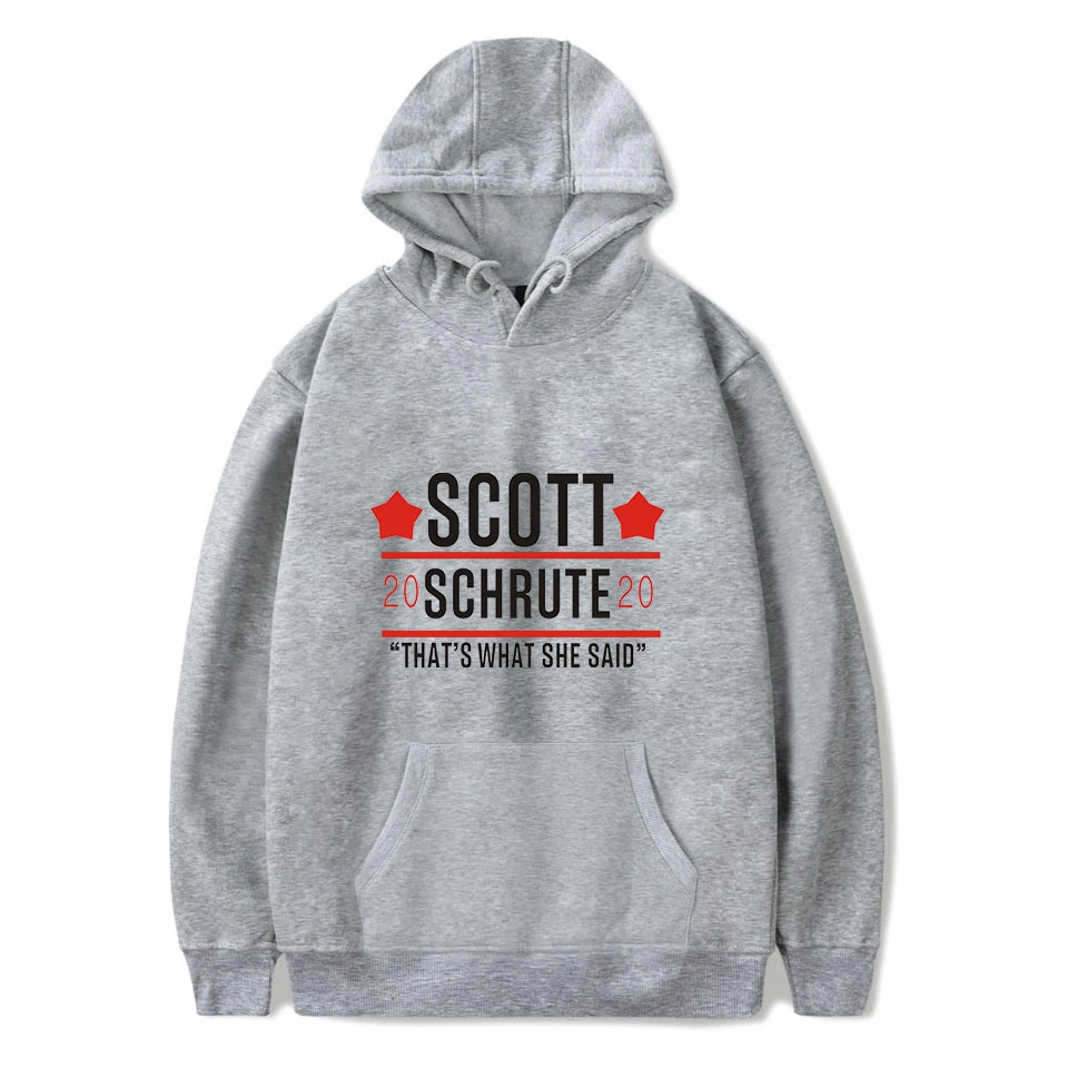 Hoodies Love mendunder mifflin SweatshirtsLetter Printing Fashion  Hooded Pullover sweatershirts male/Women   Hoodie Men