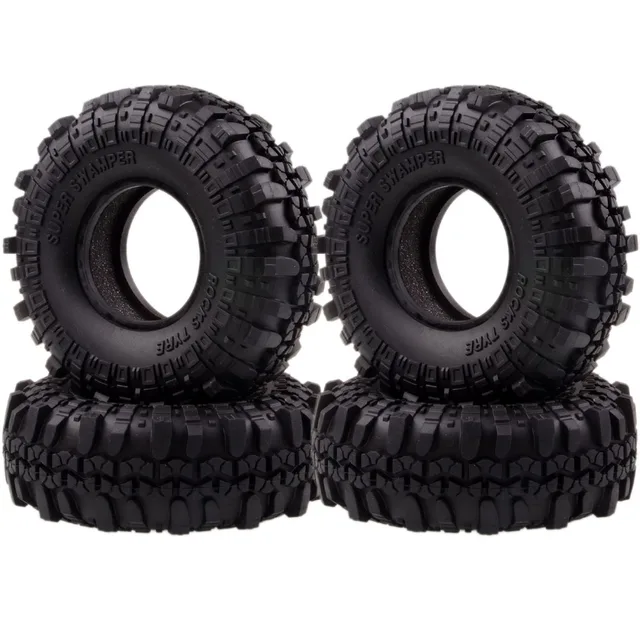 Special Offers HSP 4PCS RC 1/10 1.9" Metal Rock Crawler 7035  110MM Tyre Tires