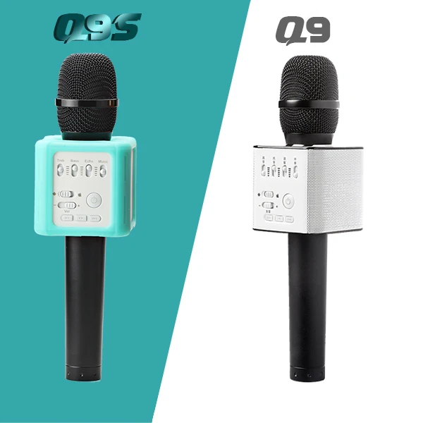 Original Brand Q9s Magic Bluetooth Karaoke Microphone Wireless Professional Player speaker With Carring Case For Iphone Android12_01 (7)