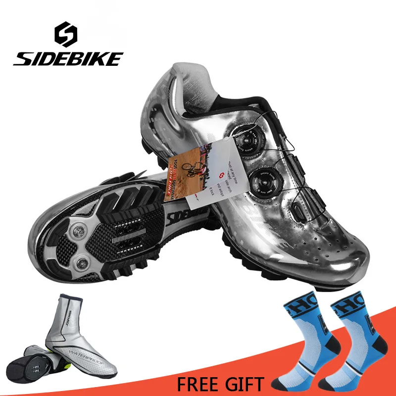 Велосипедные ботинки Sidebike из углеродного волокна для мужчин профессиональная