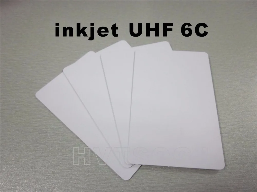 100 шт ПВХ струйный UHF H3 EPC G1 Gen2 RFID смарт-карта | Безопасность и защита