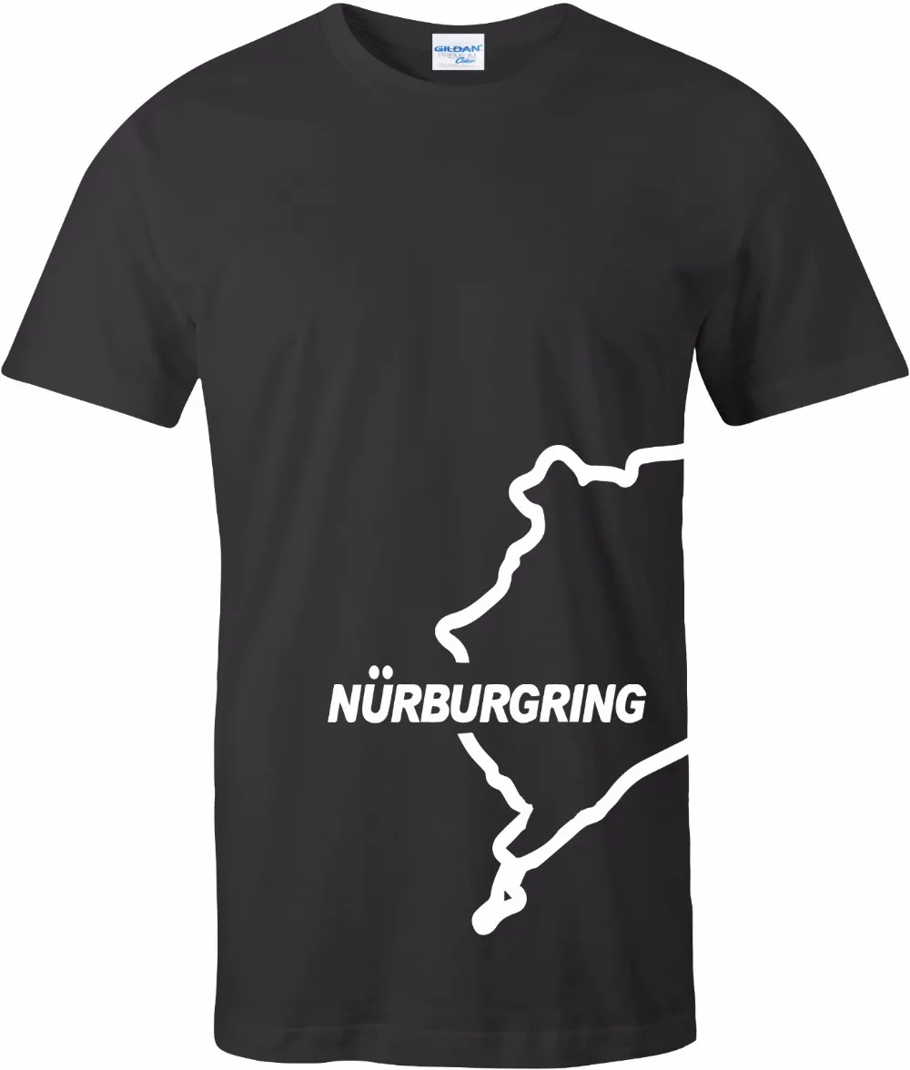 

Fashion 3D T-Shirt Hot 2019 Nurburgring Car Track Jdm European Turbo Tuner Racer Tee Shirt Homme Short Sleeve T Shirt