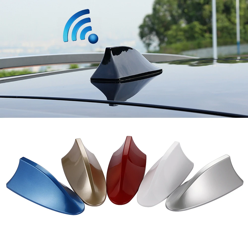 Universal Car Antenna Shark Fin Radio Antena Aerials 3M gluey for VW