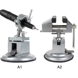 Новый универсальный стол клещи тиски присоске алюминиевый сплав 360 градусов вращающийся точный мини тиски