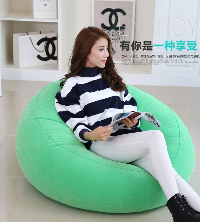 Silla inflable con bolsa de aire, sofá de relajación profundo, muebles para el hogar, sillas perezosas portátiles, tamaño de bag chair|home furniturelazy chair - AliExpress