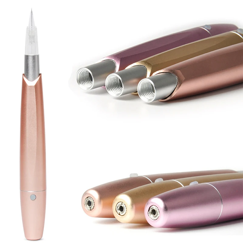 

Rose Golden Permanent Makeup Machine Pen 3d Microblading Beauty Tool For Eyebrows Lip Eyeliner's Shape and Color