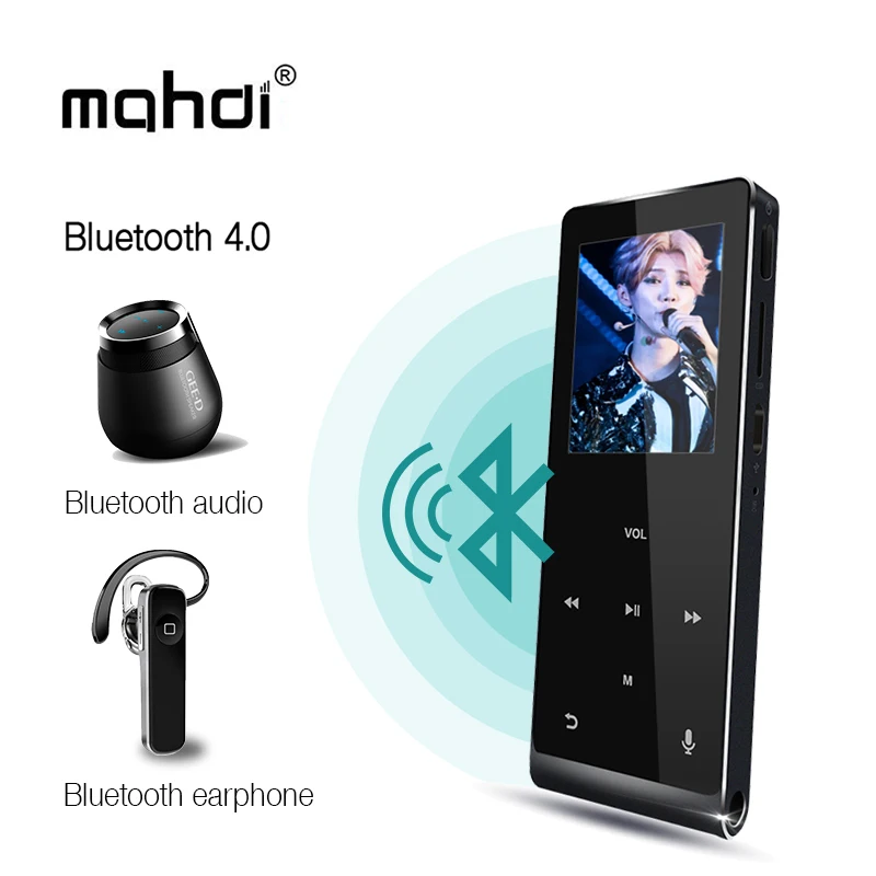 

Mahdi MP3 Player Recorder MP3 Touch 8gb Multi language Voice Key Video Digital Mini Anti-scratch Music Player Bluetooth Module