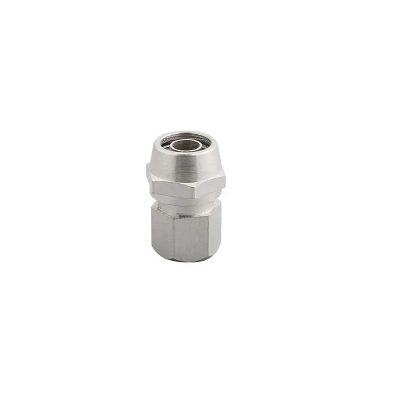 PCF12-02 Быстрый закручивающийся соединитель никелированный латунный