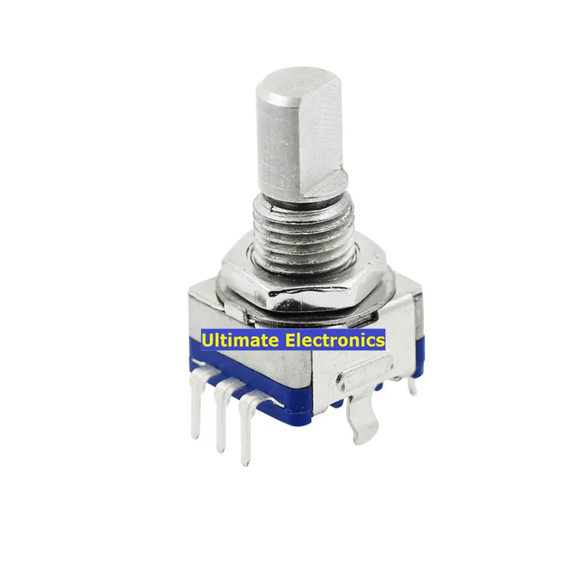 2PCS EC11 Rotary Encoder Audio Digital Potentiometer with Switch Handle 20mm NEW