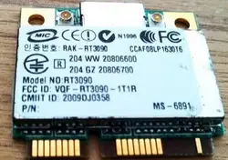 Стандартная wifi карта AzureWave AW-NE762H RT3090 RT3090L 150 Мбит/с Половина мини PCI-Express Wlan Беспроводная Wifi карта