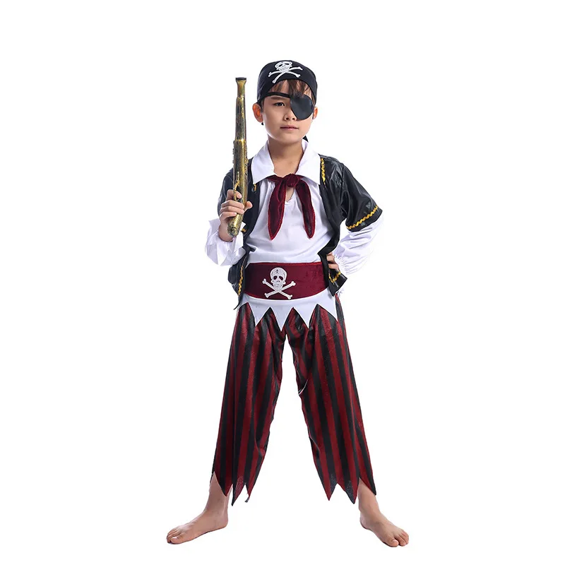 

Children Cosplay Halloween Costume Role Children Party Clothes Retail Pirate Costume Boy Kids Gifts New Year Christmas Costumes