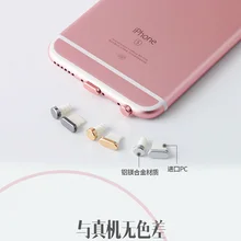 100 комплектов металлические наушники пылезащитный Заглушки для защиты от пыли для iPhone 6 6 S 7 Plus 5 5S Аксессуары для мобильных телефонов