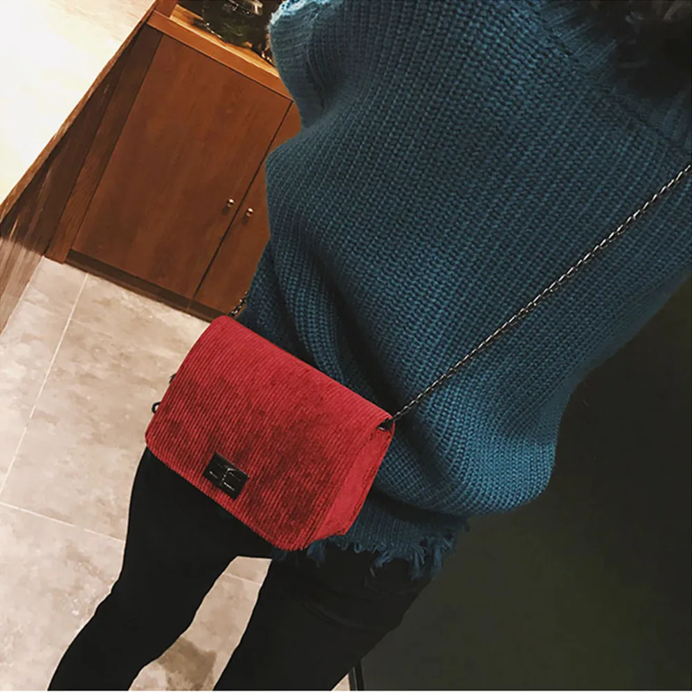

Brand new fashion women's messenger bags bolsas feminina casual leather clutch wool hasp Handbag shoulder bags #YL