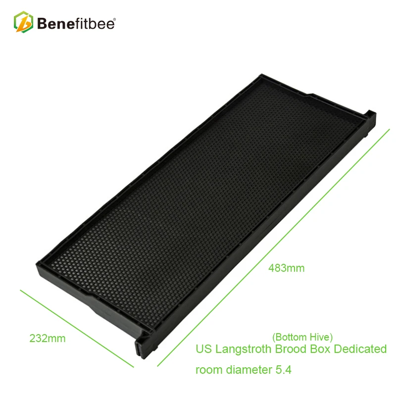 Benefitbee 10 шт. Пчеловодство рассеивает коробка Нижняя Hive с сопротивлением Langstroth 483*232