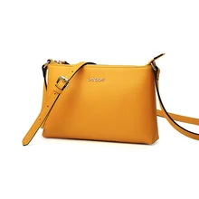 Fashion Concise Envelope Bag Japanese Korean Style Stylish Split Cowhide Single Shoulder Ladies Designer Small Crossbody Bag