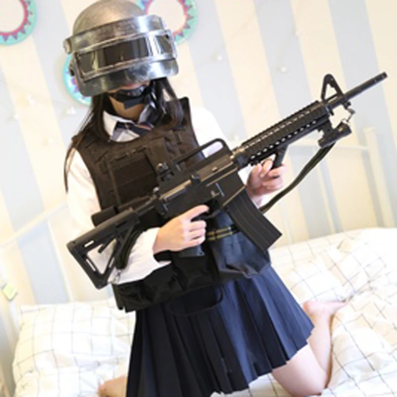  VEVEFHUANG Hot Game Playerunknown's Battlegrounds Creative Real Helmet Cosplay Accessories For Hall