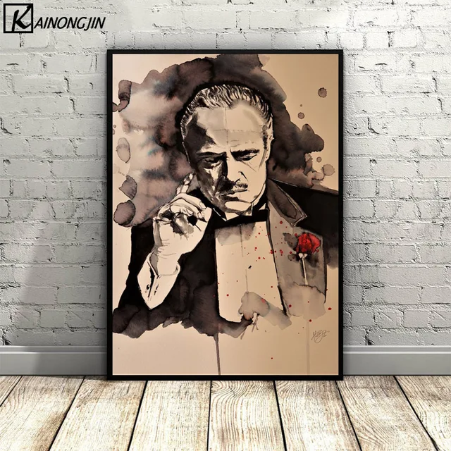 Art Poster The Godfather Classic Movie Posters and Prints Wall Picture