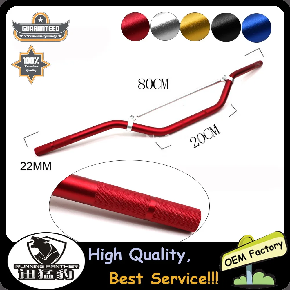BLUE 7//8/" 22mm MOTORCYCLE MX HANDLEBAR FITS Honda Yamaha Suzuki KTM Kawasaki